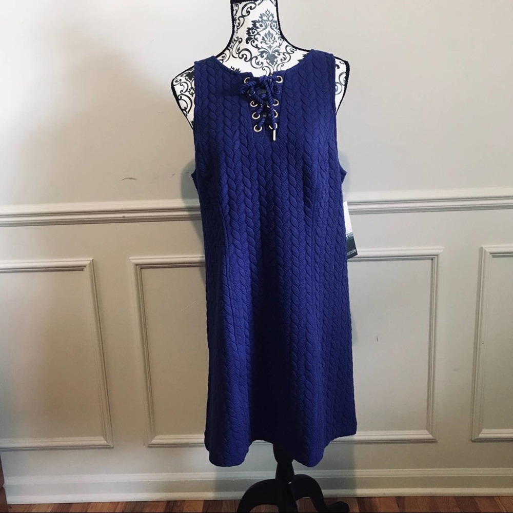 KENSIE | Purple Sleeveless Dress Size L NWT